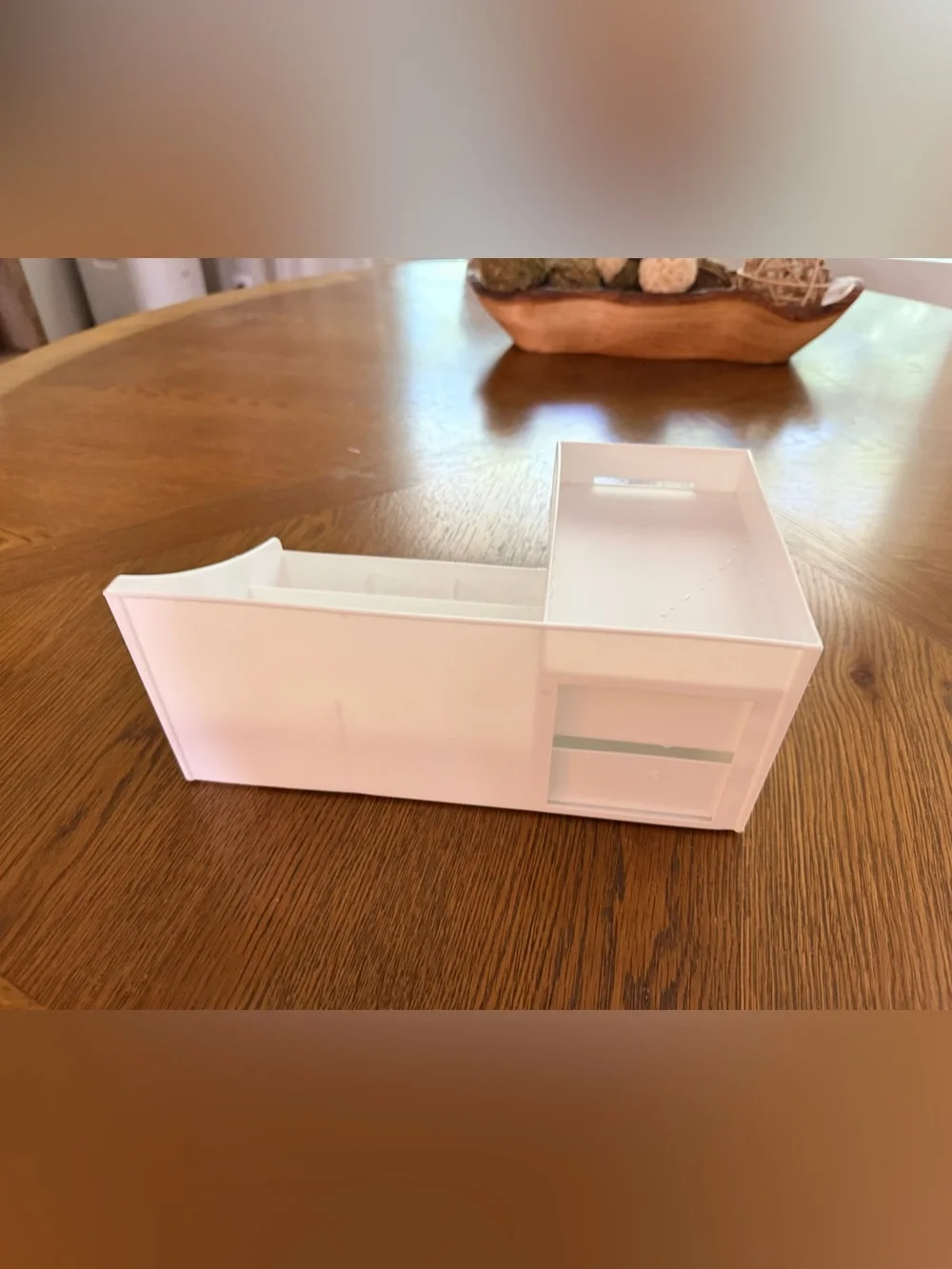 White Makeup Organizer with Drawers – Vanity Bathroom Desk Storage
